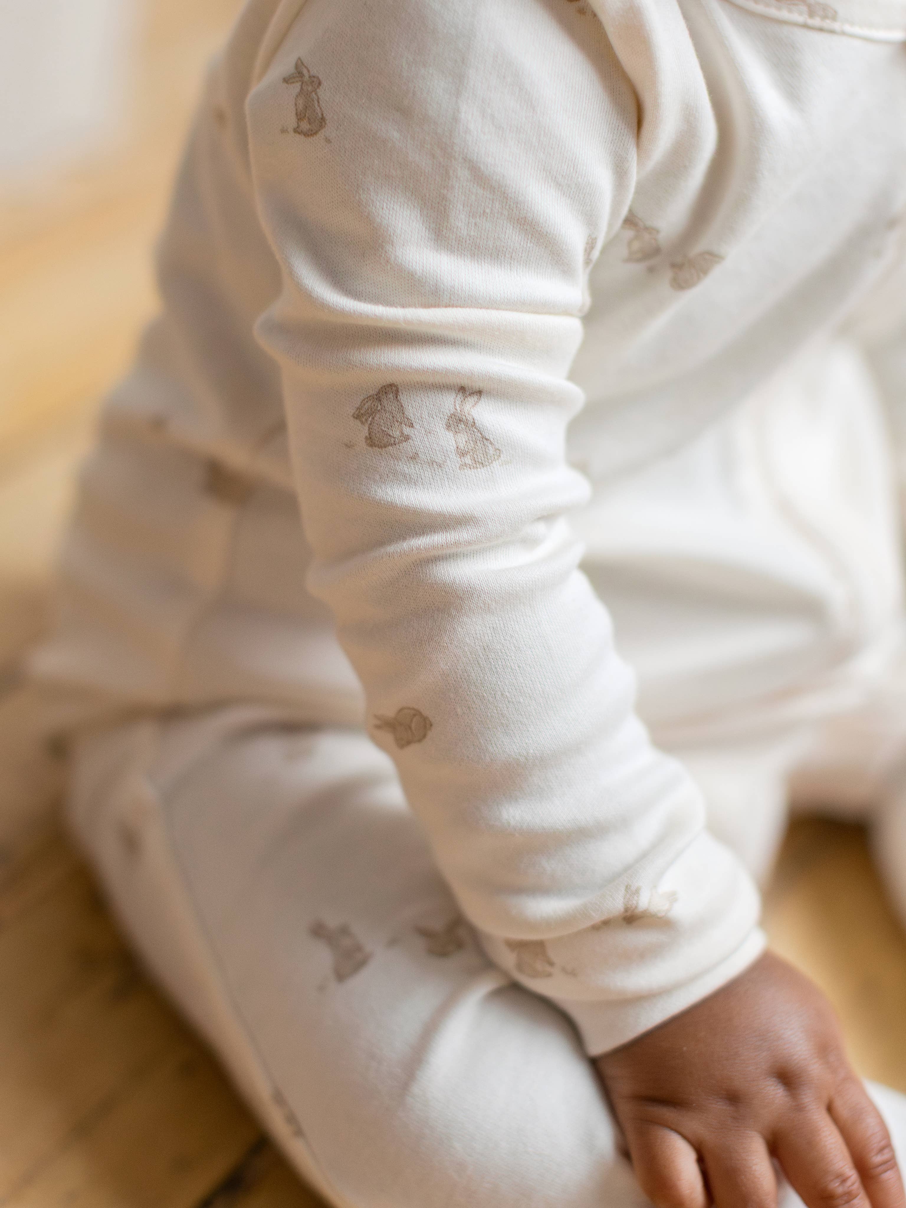 Heart & Hare Organic Cotton Sleeper- Colored Organics