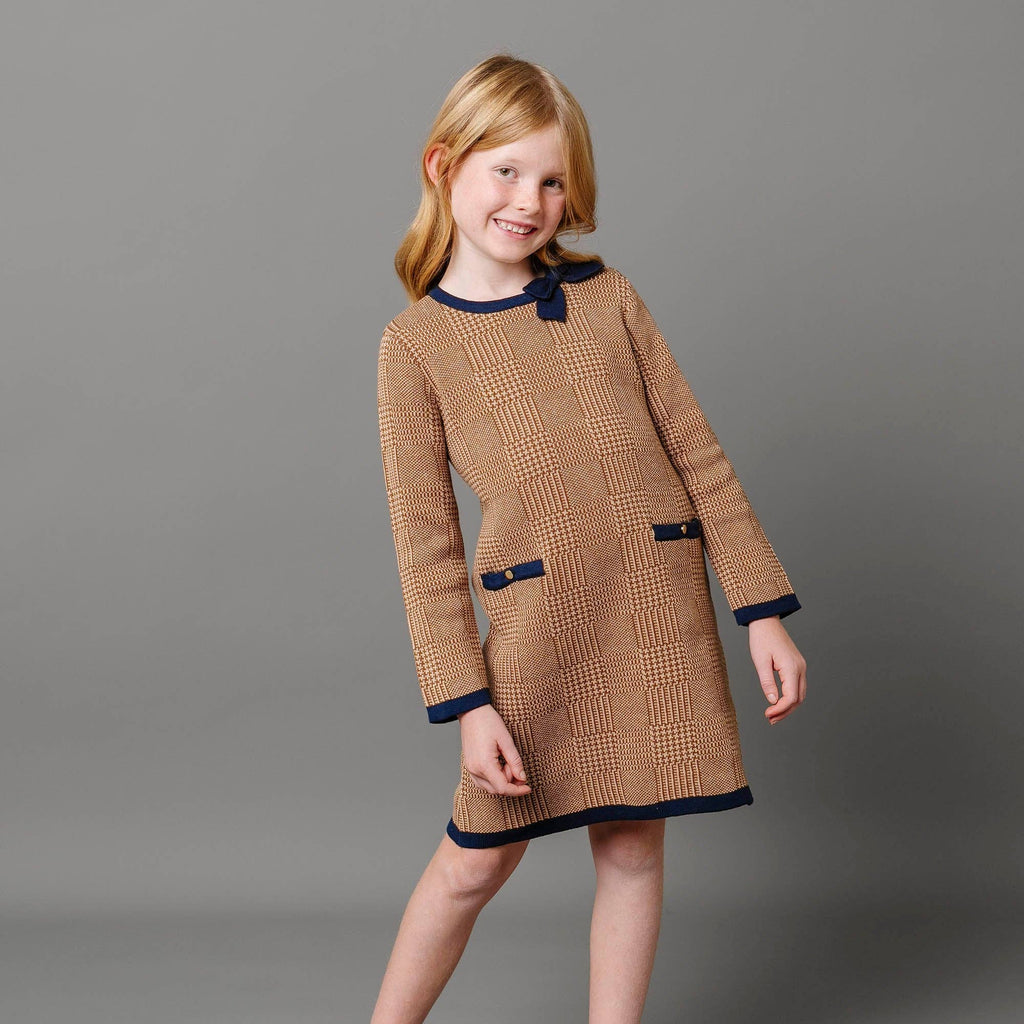 Hope & Henry- Organic Bow Sweater Dress