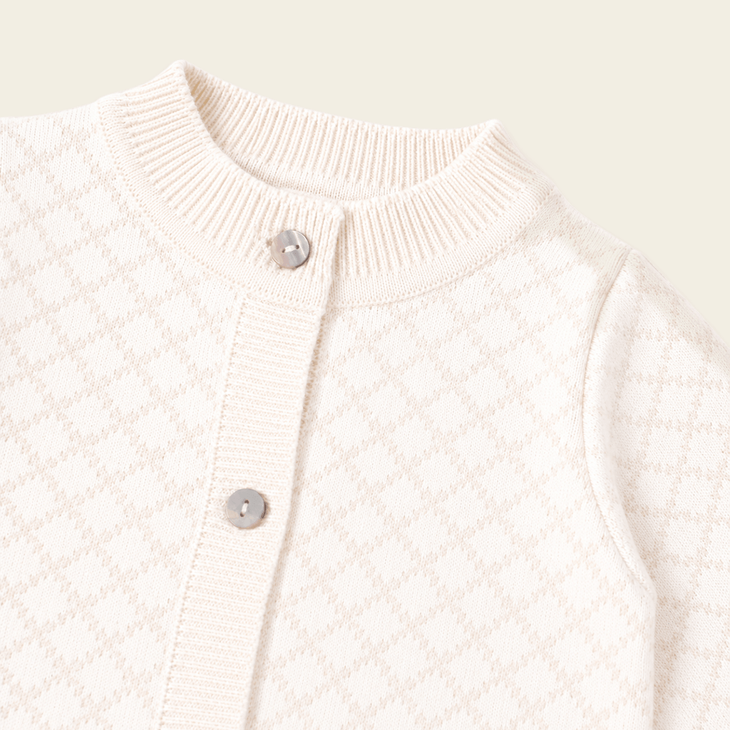 Viverano Organics - Organic Dove White Lux Jacquard Set