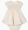 Hope and Henry - Organic Smocked Puff Sleeve Dress