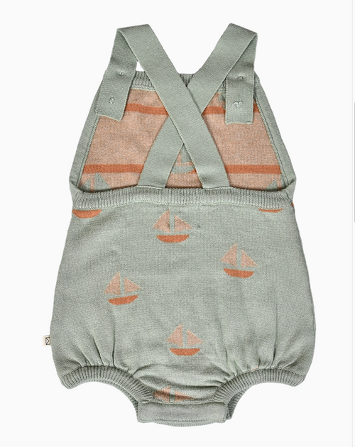 Dear Hayden - Frankie Romper Seafoam
