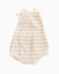 Dear Hayden - Organic Cotton Stripe Knit Bubble Romper