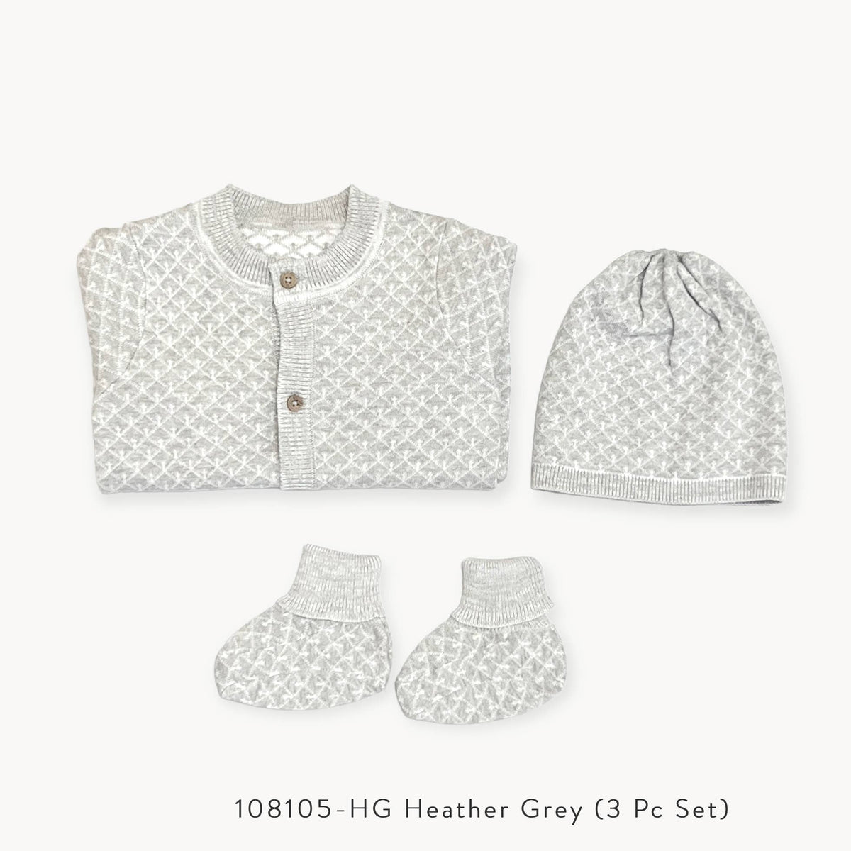 Viverano Organics - Organic Dove White Lux Jacquard Set