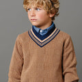 Hope and Henry - Organic Intarsia Cricket Boys Sweater