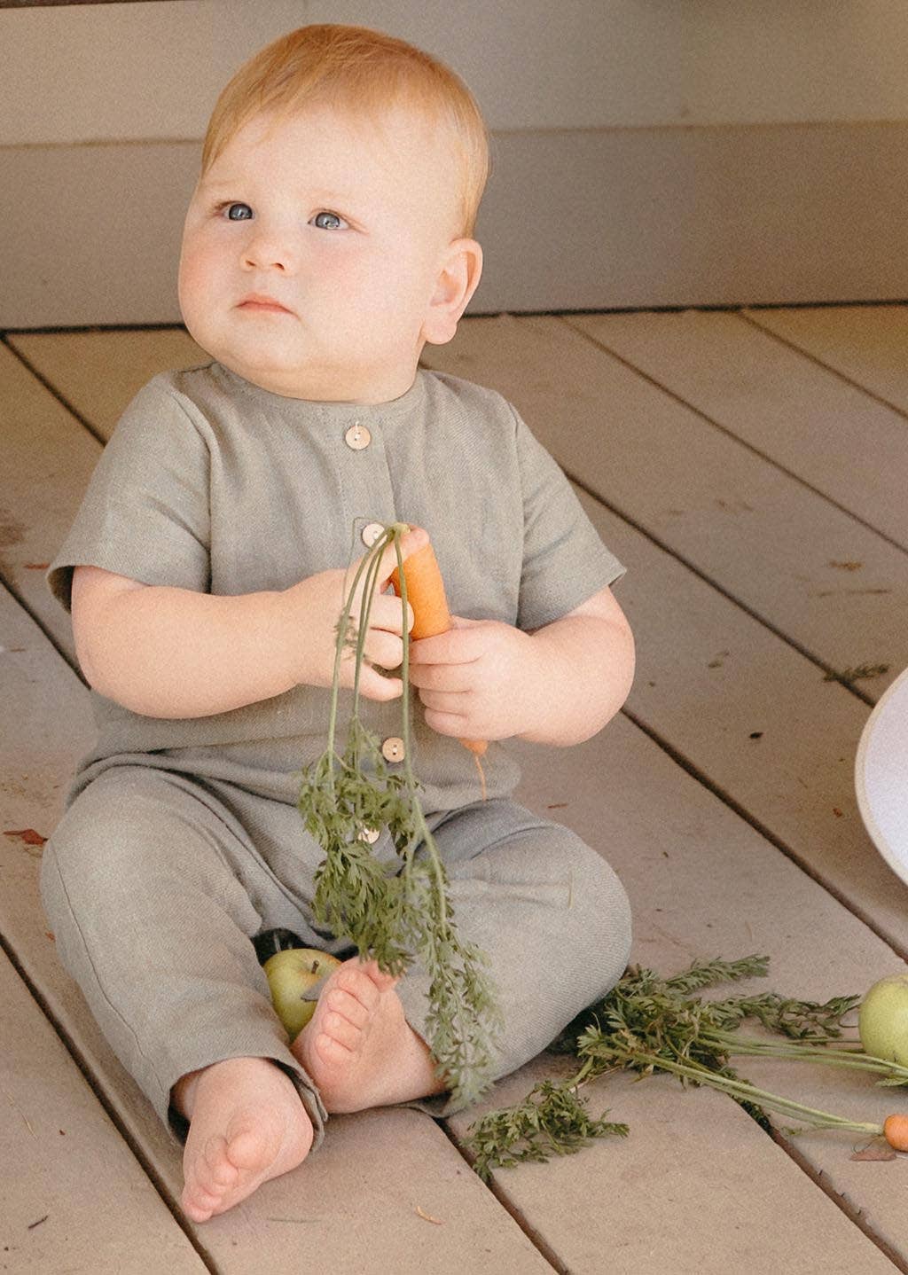 Olive + Cradle - Sami ll Linen Jumper