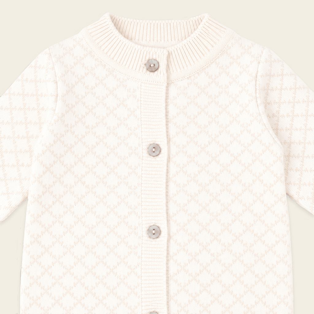 Viverano Organics - Organic Dove White Lux Jacquard Set